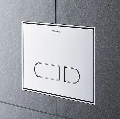 Комплект 5 в 1 Duravit D-Neo Set_D-Neo_хром с кнопкой WD5001021 хром глянцевый