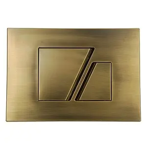 Клавиша смыва для унитаза Sanit S707 16.707.D2..0000 бронза, 2