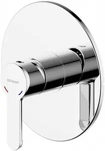 Смеситель для душа скрытого монтажа Bravat Stream хром PB83783CP-ENG Смеситель для душа скрытого монтажа Bravat Stream хром PB83783CP-ENG, 1