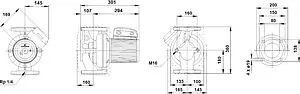 Насос циркуляционный Grundfos UPS 80-60 F 96402391 Насос циркуляционный Grundfos UPS 80-60 F 96402391, 3
