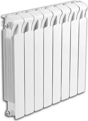 Радиатор биметаллический 8 секций Rifar Monolit 500 белый RM50008