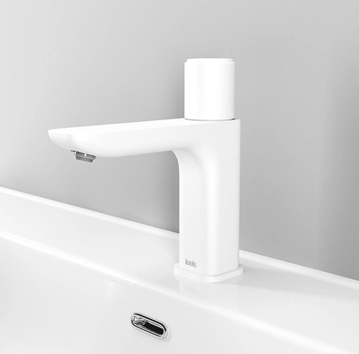 Смеситель для раковины IDDIS Slide белый матовый SLIWTBTi01