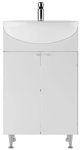 Тумба-умывальник напольная Айсберг Промо 55 белый DP2603T+4607152360509