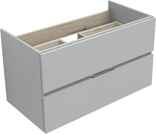 Тумба под умывальник подвесная Aquanet Алвита New 90 серый 00303922