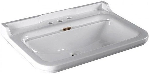 Раковина Kerasan Waldorf 80 белый 4141K1bi/cr*3 Раковина Kerasan Waldorf 80 белый 4141K1bi/cr*3