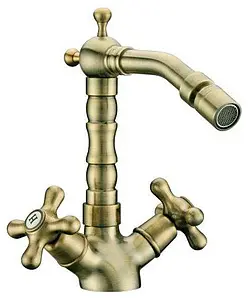 Смеситель для биде Cezares Retro бронза RETRO-BS2-02 Смеситель для биде Cezares Retro бронза RETRO-BS2-02, 1