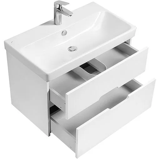 Тумба-умывальник подвесная Aquaton Оливия 80 белый матовый 1A2831K0OL010