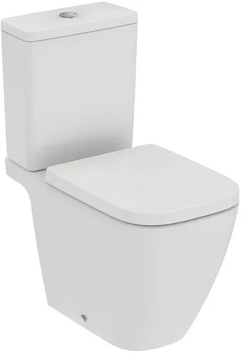 Унитаз-компакт безободковый с функцией биде Ideal Standard I.Life B RimLS+ белый T537101+T472301