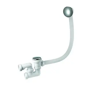 Слив-перелив для ванны Wirquin Quick Clac хром 30718585 Слив-перелив для ванны Wirquin Quick Clac хром 30718585, 1