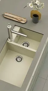 Мойка кухонная Omoikiri Tedori 85-2-U-PL платина 4993947, 3