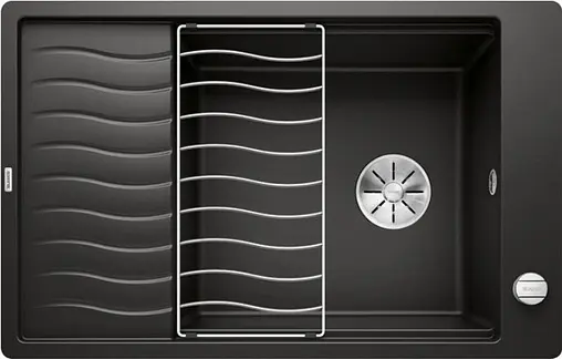 Мойка кухонная Blanco Elon XL 6 S-F 77 черный 525884