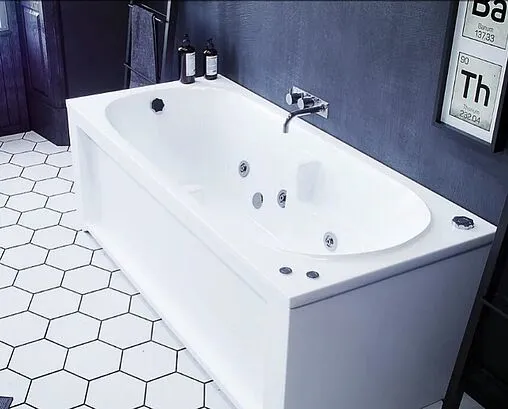 Ванна акриловая Aquatek Лея 170x75 L с фронтальной панелью, с каркасом (разборный) LEY170-0000021