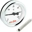 Термометр биметаллический накладной Uni-fitt 63мм 120°С 320D4030 Термометр биметаллический накладной Uni-fitt 63мм 120°С 320D4030