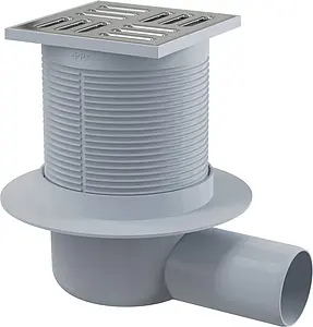 Трап горизонтальный Set AlcaPlast 100x100мм APV1 Трап горизонтальный Set AlcaPlast 100x100мм APV1, 1