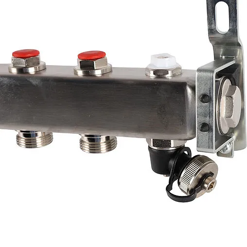 Группа коллекторная без расходомеров 6 отводов 1&quot;в/в x ¾&quot;ек Rommer RMS-3201-000006