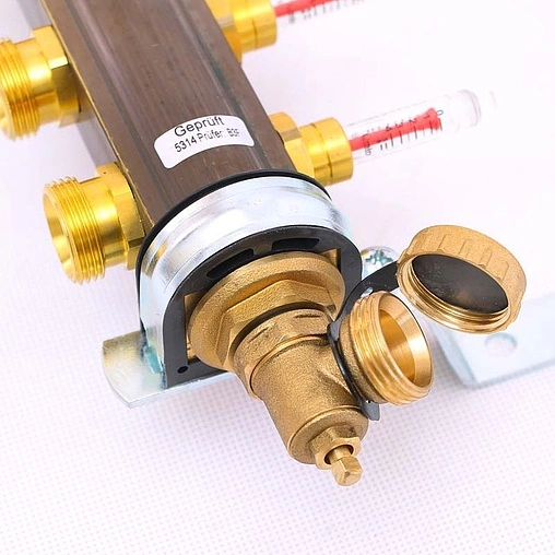 Группа коллекторная с расходомерами 11 отводов 1&quot;в/в x ¾&quot;ек Watts HKV/T 10004205