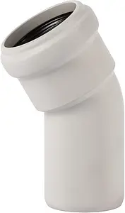 Отвод внутренний бесшумный D=58мм Угол 30° Ostendorf Skolan Safe SKB 332110 Отвод внутренний бесшумный D=58мм Угол 30° Ostendorf Skolan Safe SKB 332110, 1