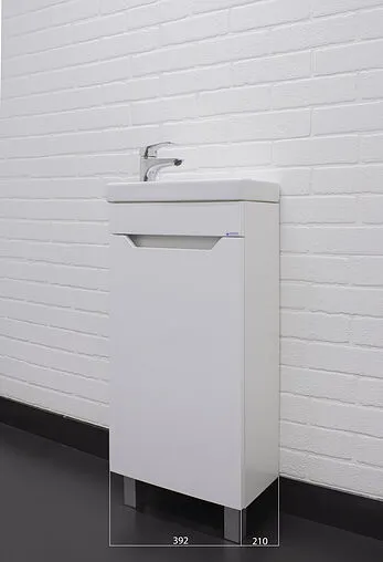 Тумба-умывальник напольный Айсберг Мечта 40 белый DM2307T+4607152362107