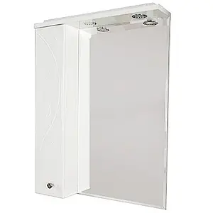 Шкаф-зеркало Aquaton Лиана 65 L белый 1A166202LL01L Шкаф-зеркало Aquaton Лиана 65 L белый 1A166202LL01L, 1