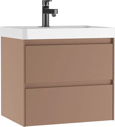Тумба под умывальник подвесная Домино Verona 60 мокко DV2503T