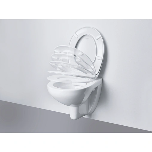 Крышка-сиденье для унитаза с микролифтом Grohe Bau Ceramic белый 39493000