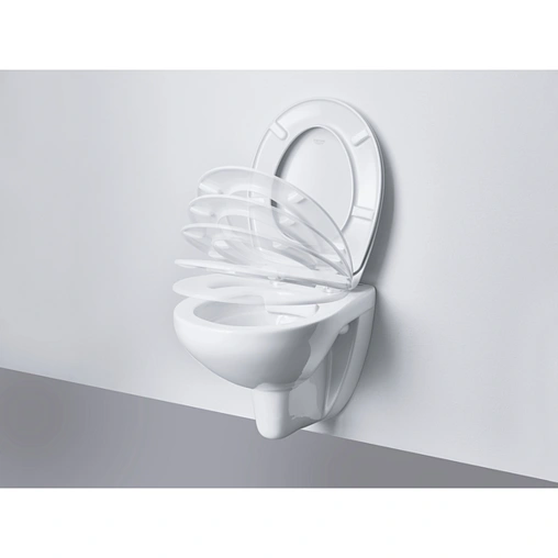 Крышка-сиденье для унитаза с микролифтом Grohe Bau Ceramic белый ...