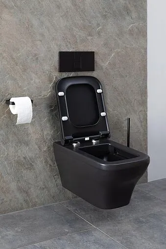 Унитаз подвесной безободковый Allen Brau Infinity черный матовый 4.21011.31