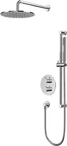 Душевая система с термостатом для душа WHITECROSS Y chrome хром YSET09CR, 1