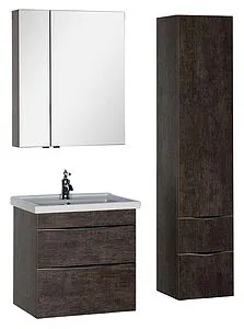 Шкаф-зеркало Aquanet Эвора 70 R дуб антик 00182997 Шкаф-зеркало Aquanet Эвора 70 R дуб антик 00182997, 4