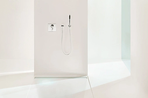 Решетка для лотка 843мм TECEdrainline Glass 600990 Решетка для лотка 843мм TECEdrainline Glass 600990