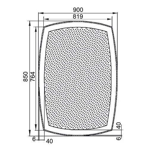 Зеркало с подсветкой Aquanet Тоскана 9085 00196666