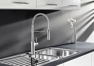 Смеситель для кухни с выдвижным изливом Blanco Catris-S хром 521476 Смеситель для кухни с выдвижным изливом Blanco Catris-S хром 521476, 5