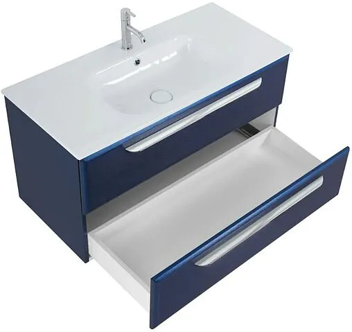 Тумба под умывальник подвесная Cezares Eco 100 Sapfiro ECO-CER-1000-2C-SO-SPF-P