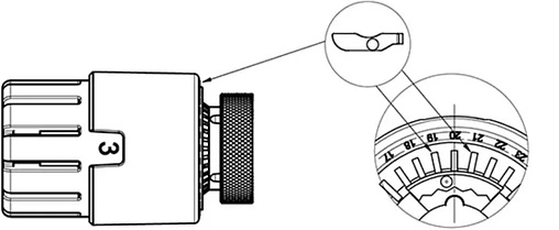 Головка термостатическая M30x1.5 Tiemme хром 9550026