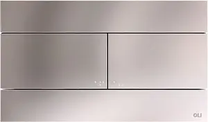 Клавиша смыва для унитаза OLI Slim 057141 сатин Клавиша смыва для унитаза OLI Slim 057141 сатин, 1