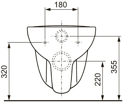 Комплект 6 в 1 TECE V04 9400405.WC1 с кнопкой TECEambia 9240226 хром глянцевый