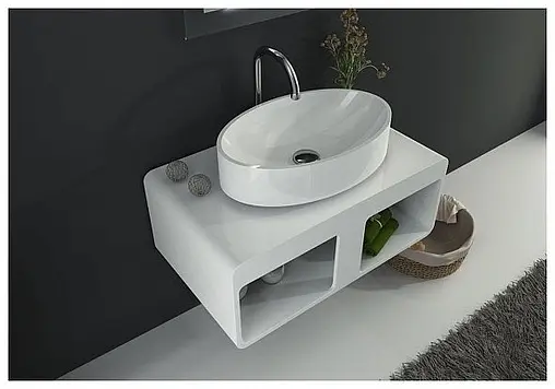 Раковина Aquanet Ellipse V43 56 белый 00198960