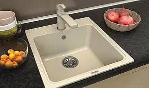 Мойка кухонная Ewigstein Elegant E-R50 антрацит Мойка кухонная Ewigstein Elegant E-R50 антрацит, 4