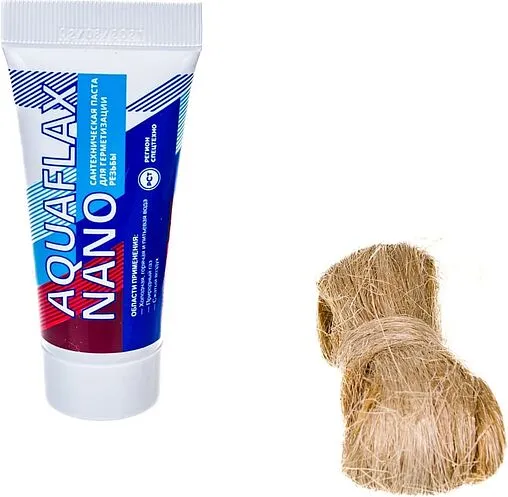 Moнтaжный кoмплeкт паста 30г + лен 15г Aquaflax nano 61007 Moнтaжный кoмплeкт паста 30г + лен 15г Aquaflax nano 61007