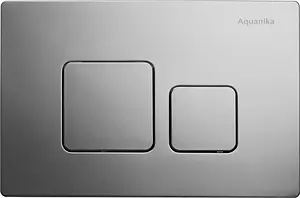 Клавиша смыва для унитаза Aquanika Basic B-type 01.02.09 хром матовый, 1