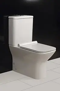 Унитаз-компакт безободковый BelBagno Romano белый BB248CPR-P+BB248T Унитаз-компакт безободковый BelBagno Romano белый BB248CPR-P+BB248T, 3
