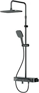 Душевая система с термостатом для ванны Am.Pm Func чёрный матовый F078F322 Душевая система с термостатом для ванны Am.Pm Func чёрный матовый F078F322, 1