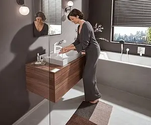 Лейка ручного душа Hansgrohe Pulsify 105 3jet Activation белый матовый/графит 24100700, 3