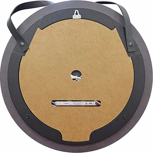 Зеркало с подсветкой Continent Best Led 65 с бесконтактным сенсором чёрный ЗЛП606