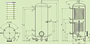 Буферная емкость Drazice NAD 500 v5 121380386, 2