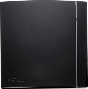 Вентилятор вытяжной Soler & Palau SILENT-200 CZ BLACK DESIGN 4C Вентилятор вытяжной Soler & Palau SILENT-200 CZ BLACK DESIGN 4C, 1