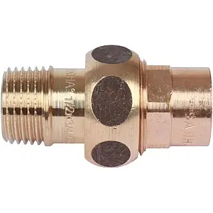 Американка пайка прямая переходная (плоское уплотнение) 18мм x ¾"н Sanha 4331g 143311834 Американка пайка прямая переходная (плоское уплотнение) 18мм x ¾"н Sanha 4331g 143311834, 4