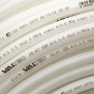 Труба полиэтиленовая Valtec 16 x 2.0 мм PE-RT бухта 200м VR1620.200С Труба полиэтиленовая Valtec 16 x 2.0 мм PE-RT бухта 200м VR1620.200С, 3