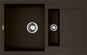 Мойка кухонная Omoikiri Sakaime 78-2-DC темный шоколад 4993198, 1