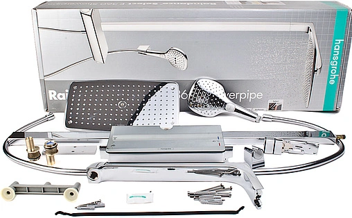 Душевая система с термостатом для душа Hansgrohe Raindance Select E 360 1jet хром 27112000